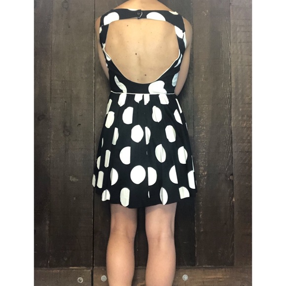 Minkpink Polkadot Dress with Back Cutout XS - Picture 3 of 6
